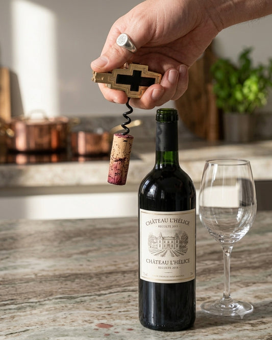 Baori Corkscrew – Handcrafted Brass Wine Bottle Opener