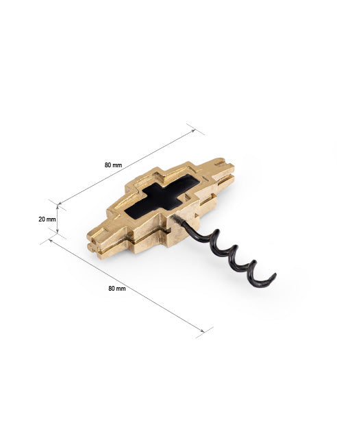 Baori Corkscrew – Handcrafted Brass Wine Bottle Opener
