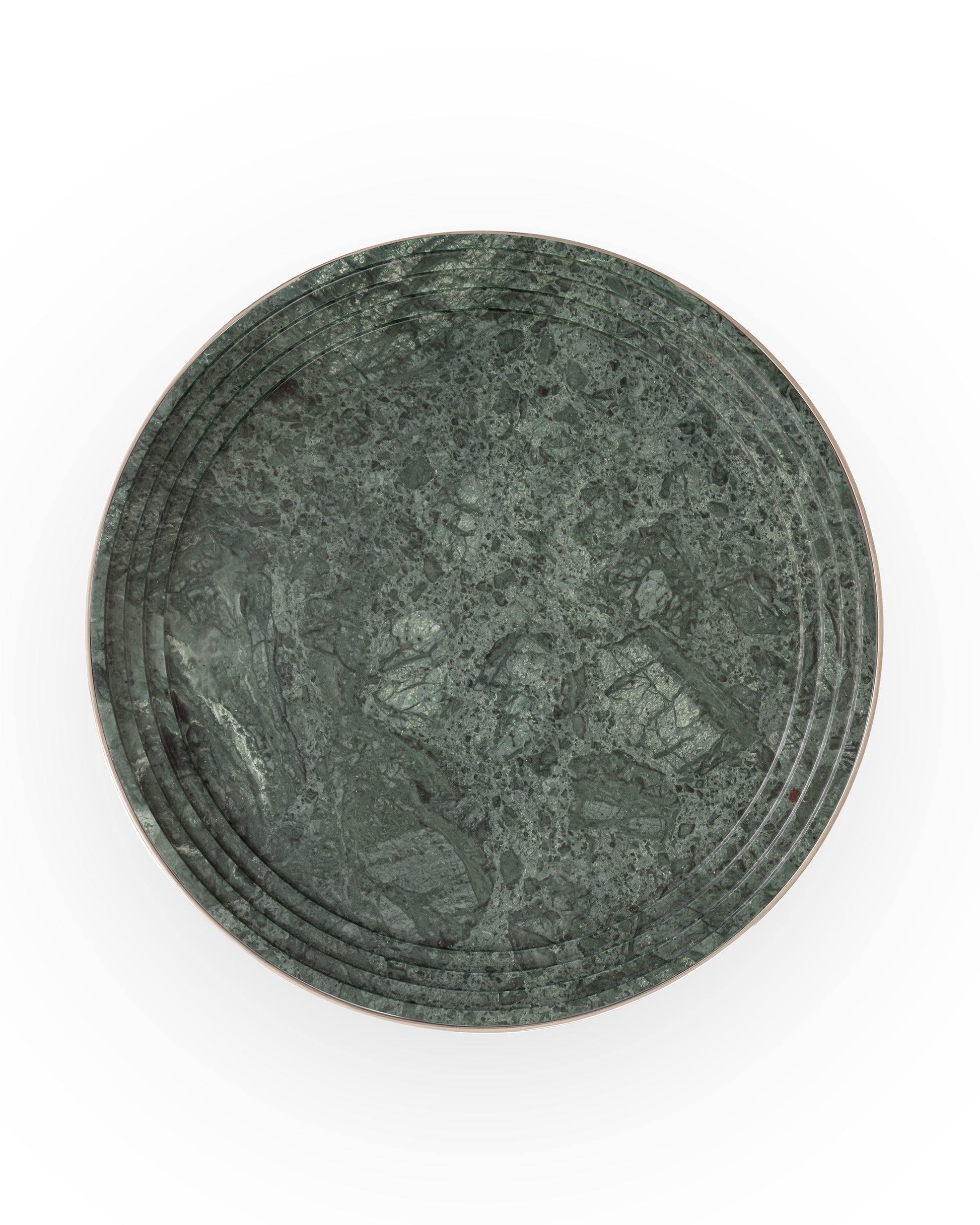 Top View of Green Marble Surface