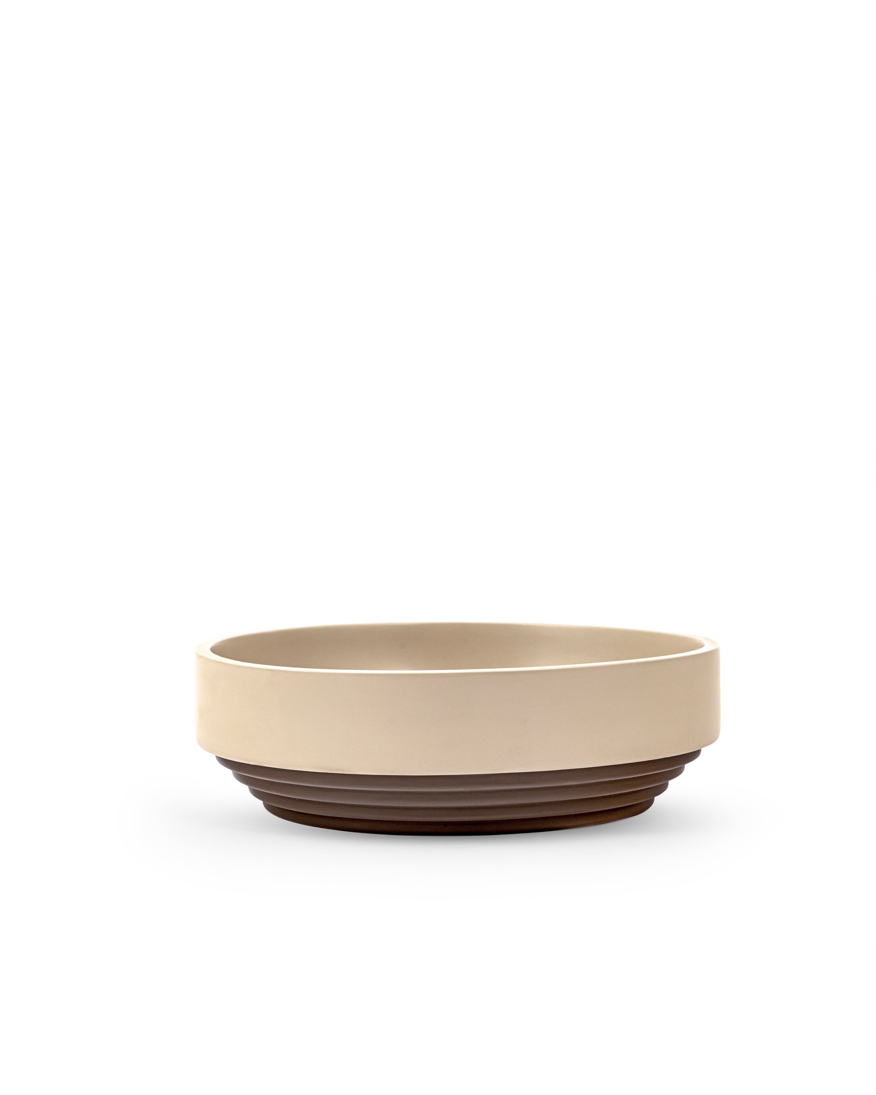 Step Bowl - L (Beige)