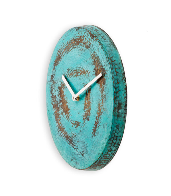 Wall O Clock - Verdigris